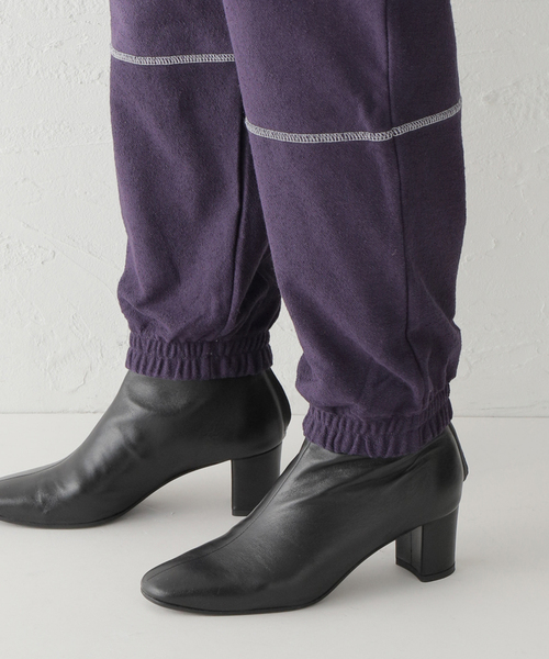 BASERANGE(ベースレンジ)の「【BASERANGE/ベースレンジ】NAVU SWEAT PANTS:パンツ(スウェットパンツ・レディース・ネイビー・X-SMALL)」の5枚目の写真