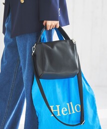 coen | ソフトフェイクレザーミニバッグ(ショルダーバッグ)