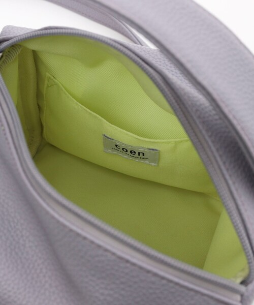 coen（コーエン）の「ソフトレザーライクミニバッグ（ショルダーバッグ・レディース・ブラック/イエロー/ライラック/ベージュ・FREE）」の14枚目の写真