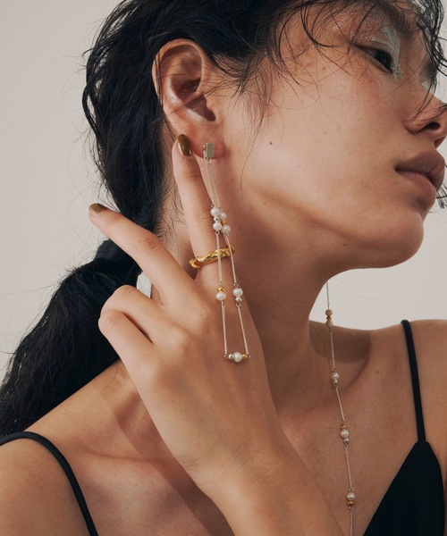 loni（ロニ）の「【金属アレルギー対応】ivy ring （デザインリング）/ニッケルフリーメッキ（リング・レディース・シルバー/ゴールド・#9/#11/#13）」の13枚目の写真