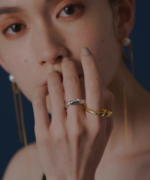 loni（ロニ）の「【金属アレルギー対応】ivy ring （デザインリング）/ニッケルフリーメッキ（リング・レディース・シルバー/ゴールド・#9/#11/#13）」の11枚目の写真