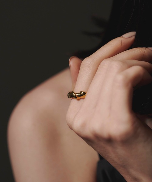 loni（ロニ）の「【金属アレルギー対応】ivy ring （デザインリング）/ニッケルフリーメッキ（リング・レディース・シルバー/ゴールド・#9/#11/#13）」の12枚目の写真