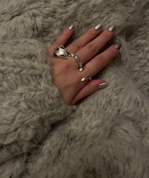 loni（ロニ）の「【金属アレルギー対応】ivy ring （デザインリング）/ニッケルフリーメッキ（リング・レディース・シルバー/ゴールド・#9/#11/#13）」の20枚目の写真