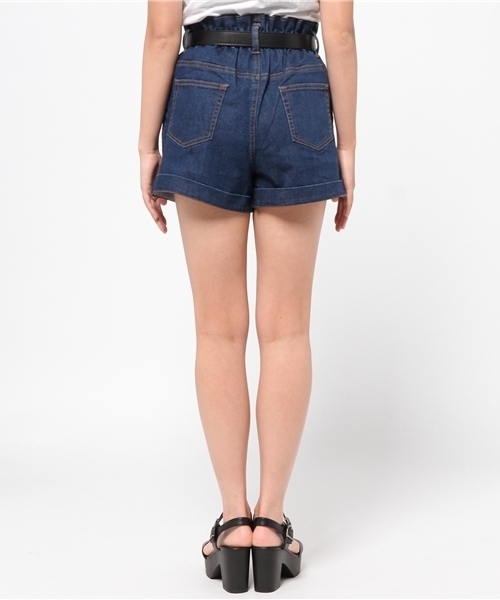 one after another NICE CLAUP（ワンアフターアナザーナイスクラップ）の「【mer8月号掲載 ナイスクラップ】 ハイウェストショートパンツ（その他パンツ・レディース・オフホワイト/インディゴブルー/その他1・FREE）」の14枚目の写真