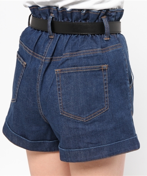 one after another NICE CLAUP（ワンアフターアナザーナイスクラップ）の「【mer8月号掲載 ナイスクラップ】 ハイウェストショートパンツ（その他パンツ・レディース・オフホワイト/インディゴブルー/その他1・FREE）」の16枚目の写真