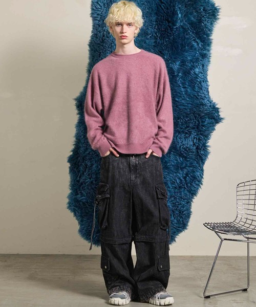 メゾンスペシャル ビッグポケット2WAYバギーデニムカーゴパンツ Big Pocket 2way Buggy Denim Cargo Pants