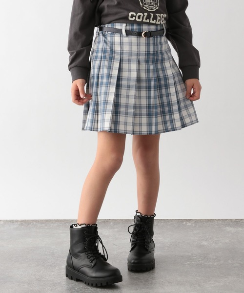 GLOBAL WORK（グローバルワーク）の「ムテキプリプリスカート/172745（スカート・キッズ・ベージュ/グレー/オフホワイト/グリーン/ライトグリーン/ブラック/ライトパープル/ベージュ系その他・100cm/110cm/130cm/120cm/150cm/160cm/140cm）」の2枚目の写真