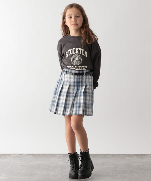 GLOBAL WORK（グローバルワーク）の「ムテキプリプリスカート/172745（スカート・キッズ・ベージュ/グレー/オフホワイト/グリーン/ライトグリーン/ブラック/ライトパープル/ベージュ系その他・100cm/110cm/130cm/120cm/150cm/160cm/140cm）」の10枚目の写真