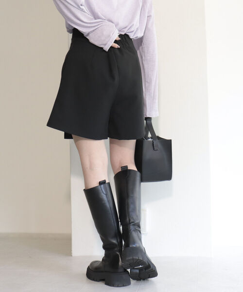 fredy emue（フレディエミュ）の「ラップミニスカパン（その他パンツ・レディース・ブラック/ベージュ・36/38）」の7枚目の写真