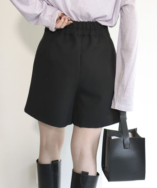 fredy emue（フレディエミュ）の「ラップミニスカパン（その他パンツ・レディース・ブラック/ベージュ・36/38）」の4枚目の写真