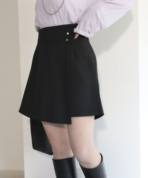 fredy emue（フレディエミュ）の「ラップミニスカパン（その他パンツ・レディース・ブラック/ベージュ・36/38）」の17枚目の写真