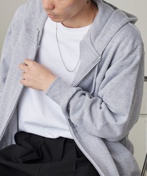 CROSS & STITCH | CROSS&STITCH/クロスアンドステッチ レギュラーウェイトジップパーカー 裏毛 ユニセックス ベーシック フーディー(パーカー)