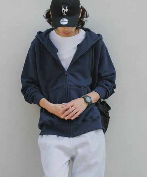 ☆cvtvlist ジップパーカー 日本製 ペイズリー 刺繍ロゴ 逆十字 A FEW GOOD KIDS 】 AFGK ユニセックス 男女兼用 ロゴ 刺繍