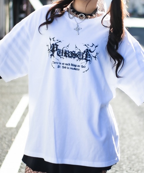 【studio doe】Layered Cutout Textured Shirt レイヤード LE CIEL BLEU tシャツ カットアウトレイヤードトップ / Cutout