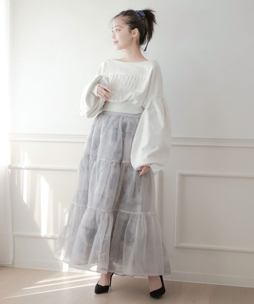 qumerry.（キュメリ）の「ドロップショルダースウエットプルオーバー（スウェット・レディース・ホワイト/オートミール/グレー/ダークブラウン・FREE）」の16枚目の写真