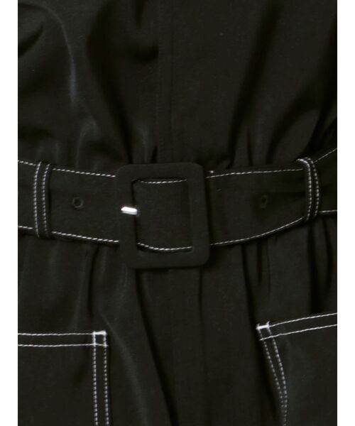 jouetie(ジュエティ)の「カラーステッチオールインワン(つなぎ/オールインワン・レディース・ブラック/ボルドー/パープル・MEDIUM)」の12枚目の写真