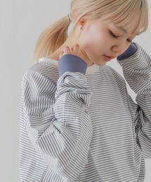 WHIMSIC | 【UNISEX/WEB限定】マイクロボーダーロングスリーブTEE(Tシャツ/カットソー)