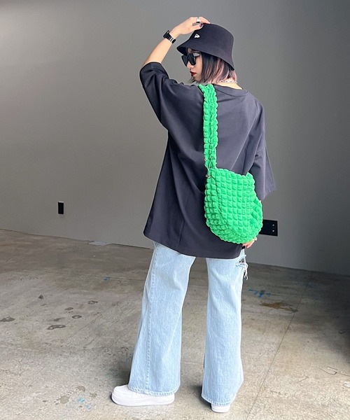 PAGEBOY（ページボーイ）の「ルーズルーズT（Tシャツ/カットソー・レディース・オートミール/ミント/イエロー/オフホワイト/ブラック・FREE）」の13枚目の写真