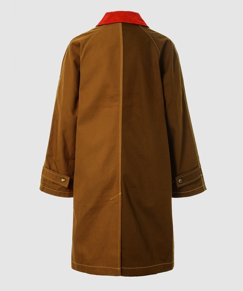 MARNI×carhartt カラーブロックコート ステンカラー Marni × Carhartt WIP カラーブロック ボタン付きコート