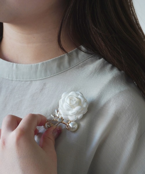 Port（ポート）の「【 Port / ポート 】 セレモニー フラワー パール コサージュ / オケージョン（ブローチ/コサージュ・レディース・B/D/A/C/E/F/G/H/I・FREE）」の16枚目の写真