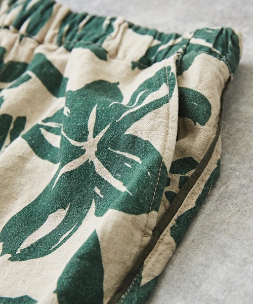 TOBILA（トビラ）の「リネンレーヨンフラワープリントワイドイージーパンツ（その他パンツ・レディース・グリーン/ブラウン/ブラック・M）」の19枚目の写真