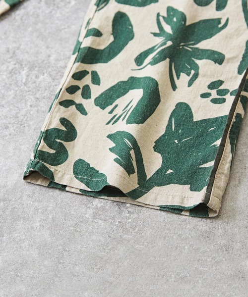 TOBILA（トビラ）の「リネンレーヨンフラワープリントワイドイージーパンツ（その他パンツ・レディース・グリーン/ブラウン/ブラック・M）」の20枚目の写真