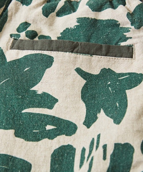 TOBILA（トビラ）の「リネンレーヨンフラワープリントワイドイージーパンツ（その他パンツ・レディース・グリーン/ブラウン/ブラック・M）」の22枚目の写真
