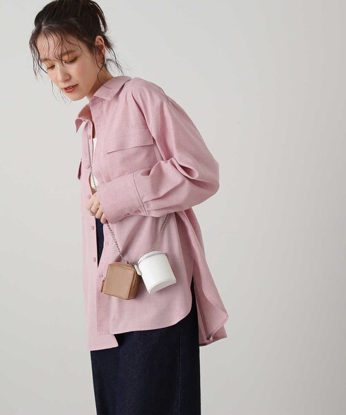 N.（N. Natural Beauty Basic）（エヌエヌナチュラルビューティーベーシック）の「マイクロポーチショルダーバッグ（トートバッグ・レディース・ホワイト系その他/オレンジ系その他・ﾌﾘ-）」の19枚目の写真