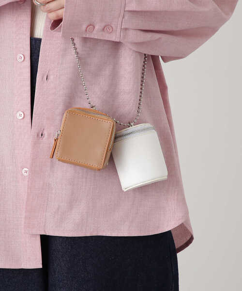 N.（N. Natural Beauty Basic）（エヌエヌナチュラルビューティーベーシック）の「マイクロポーチショルダーバッグ（トートバッグ・レディース・ホワイト系その他/オレンジ系その他・ﾌﾘ-）」の21枚目の写真