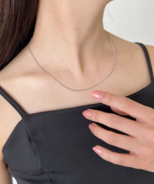 iso（イソ）の「【ステンレス】１mmスネークチェーンネックレス（ネックレス・レディース・シルバー/ゴールド・FREE）」の15枚目の写真