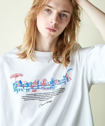 rehacer | rehacer : Oriental Supper on  Wide Body / オリエンタル　サパー　オン ワイド ボディー(Tシャツ/カットソー)