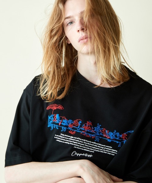 rehacer（レアセル）の「rehacer : Oriental Supper on  Wide Body / オリエンタル　サパー　オン ワイド ボディー（Tシャツ/カットソー・メンズ・ホワイト/ブラック・SMALL/MEDIUM/LARGE/X-LARGE）」の7枚目の写真