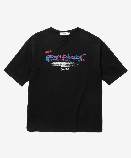 rehacer（レアセル）の「rehacer : Oriental Supper on  Wide Body / オリエンタル　サパー　オン ワイド ボディー（Tシャツ/カットソー・メンズ・ホワイト/ブラック・SMALL/MEDIUM/LARGE/X-LARGE）」の8枚目の写真