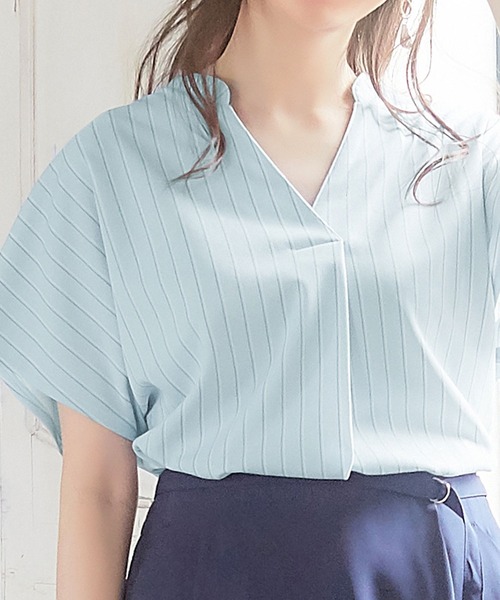 スキッパーＴシャツブラウス