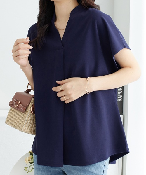 スキッパーＴシャツブラウス