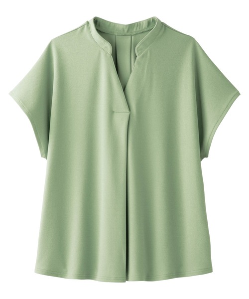 スキッパーＴシャツブラウス