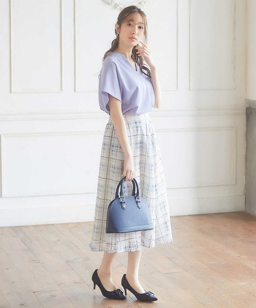 スキッパーＴシャツブラウス