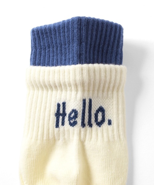 GLAZOS（グラソス）の「アソートソックスA（ソックス/靴下・キッズ・ブルー/グレー/オフホワイト/ブラック/ホワイト・フリー）」の14枚目の写真