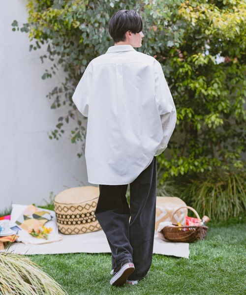 JINCL（ジンクル）の「flap pocket oxford shirts（シャツ/ブラウス・メンズ・ネイビー/ホワイト/イエロー系その他/グリーン/イエロー/パープル/ブルー・J/FREE）」の14枚目の写真