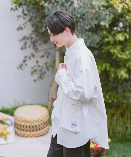 JINCL（ジンクル）の「flap pocket oxford shirts（シャツ/ブラウス・メンズ・ネイビー/ホワイト/イエロー系その他/グリーン/イエロー/パープル/ブルー・J/FREE）」の10枚目の写真