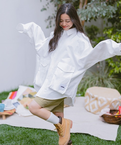 JINCL（ジンクル）の「flap pocket oxford shirts（シャツ/ブラウス・メンズ・ネイビー/ホワイト/イエロー系その他/グリーン/イエロー/パープル/ブルー・J/FREE）」の21枚目の写真