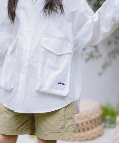 JINCL（ジンクル）の「flap pocket oxford shirts（シャツ/ブラウス・メンズ・ネイビー/ホワイト/イエロー系その他/グリーン/イエロー/パープル/ブルー・J/FREE）」の17枚目の写真