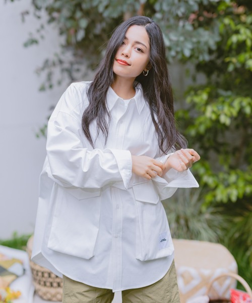 JINCL（ジンクル）の「flap pocket oxford shirts（シャツ/ブラウス・メンズ・ネイビー/ホワイト/イエロー系その他/グリーン/イエロー/パープル/ブルー・J/FREE）」の15枚目の写真