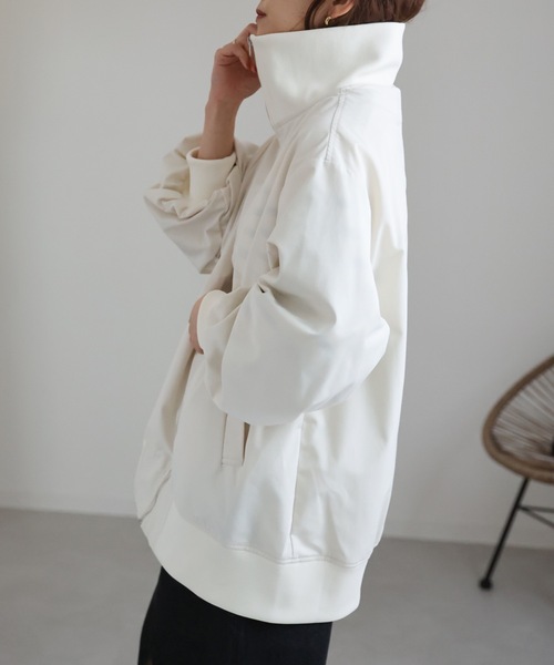 ap retro（アプレトロ）の「カラーリブスタンドブルゾン