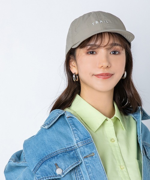 polcadot（ポルカドット）の「TRAIL ロゴCAP/ナイロン キャップ（キャップ・メンズ・ブラック/カーキ/ベージュ・FREE）」の5枚目の写真