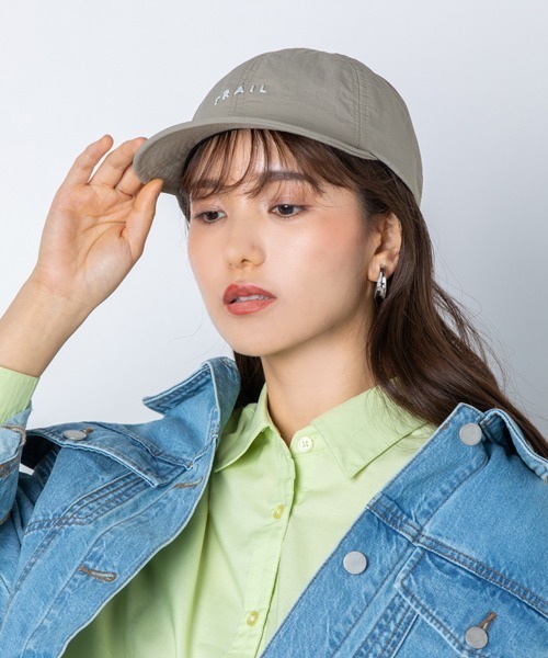 polcadot（ポルカドット）の「TRAIL ロゴCAP/ナイロン キャップ（キャップ・メンズ・ブラック/カーキ/ベージュ・FREE）」の17枚目の写真