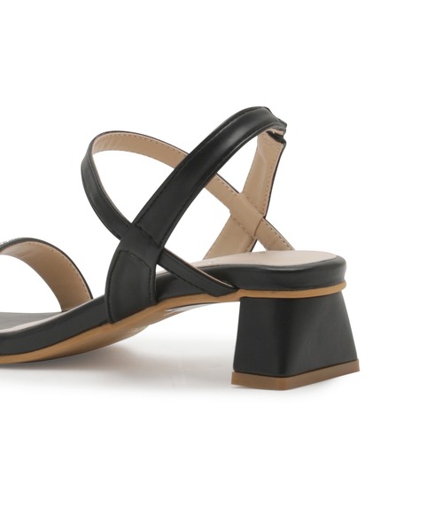 ROPE' PICNIC（ロペピクニック）の「ビジューバーストラップローヒールサンダル（サンダル・レディース・ブラック/キナリ・23.0cm/23.5cm/24.0cm/24.5cm）」の6枚目の写真