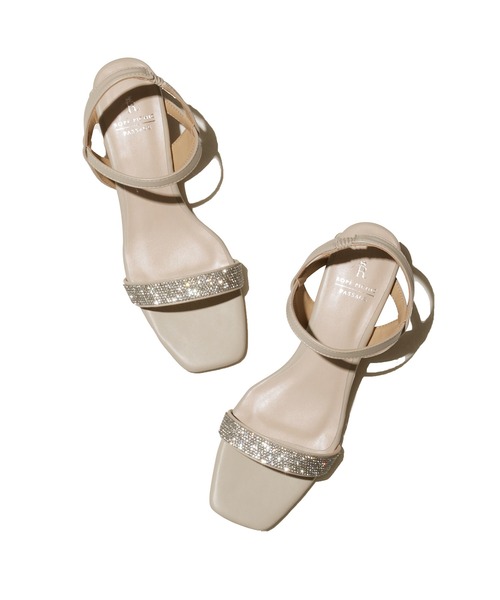 ROPE' PICNIC（ロペピクニック）の「ビジューバーストラップローヒールサンダル（サンダル・レディース・ブラック/キナリ・23.0cm/23.5cm/24.0cm/24.5cm）」の10枚目の写真