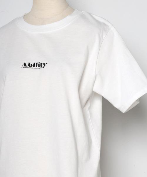 Bonjour Sagan(ボンジュールサガン)の「AbilityロゴTシャツ(Tシャツ/カットソー・レディース・ブラック/グリーン・FREE)」の10枚目の写真