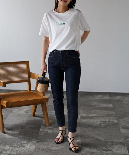Bonjour Sagan(ボンジュールサガン)の「AbilityロゴTシャツ(Tシャツ/カットソー・レディース・ブラック/グリーン・FREE)」の17枚目の写真